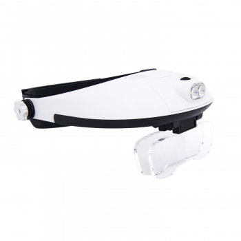 Бинокулярные монтажные очки MG81001-G с подсветкой (2 LED)-1