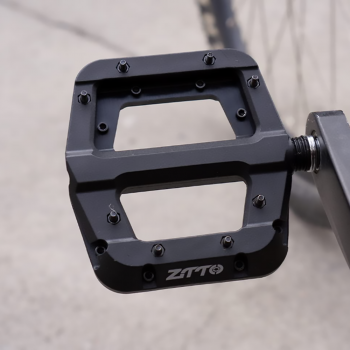 Нескользящие педали с подшипником из нейлонового волокна для горных велосипедов ZTTO черные-4