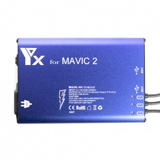 Универсальное зарядное устройство для DJI Mavic 2 (3 батареи + 2 USB)-3
