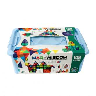 Магнитный конструктор MAG-WISDOM 108 деталей (KBM-108)-3